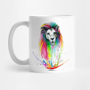 Graphic Design Multi Lion Mug